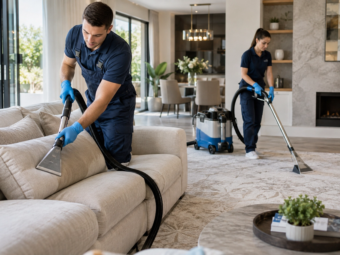 Professional sofa cleaning